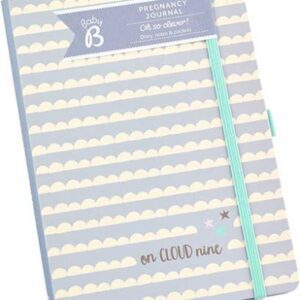 Busy B 6591 Clouds Pregnancy Journal Book, Grey